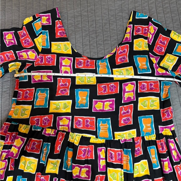 Vintage Colorful Babydoll Dress - Picture 4 of 6